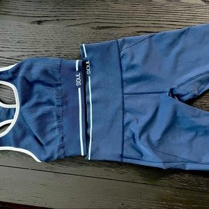 Navy blue and baby blue Soul set.